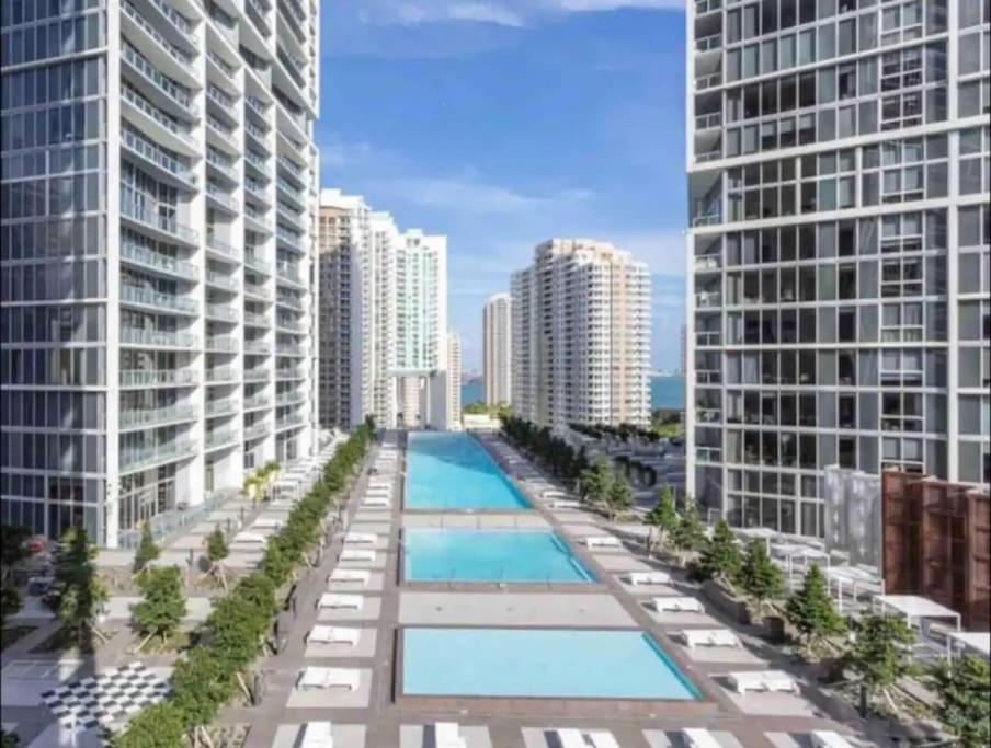 Luxury 1Br Condo W Icon Brickell-Freespa Miami Eksteriør bilde